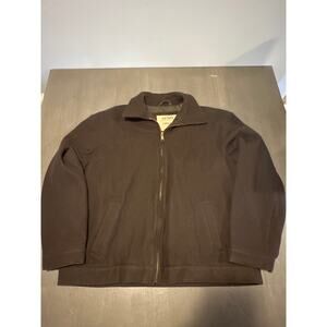Old Navy Mens Brown Classic Wool Lined Jacket Coat Size XXL